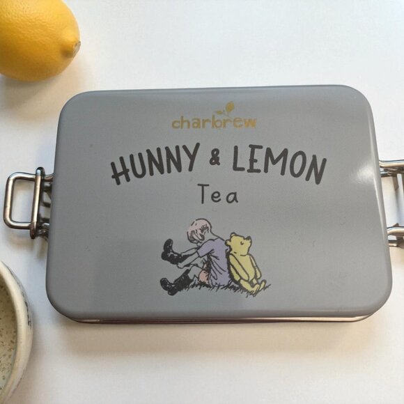 Charbrew Hunny & Lemon Tea 60 Tea Bags Winnie the Pooh Tin Collectible - Picture 5 of 5